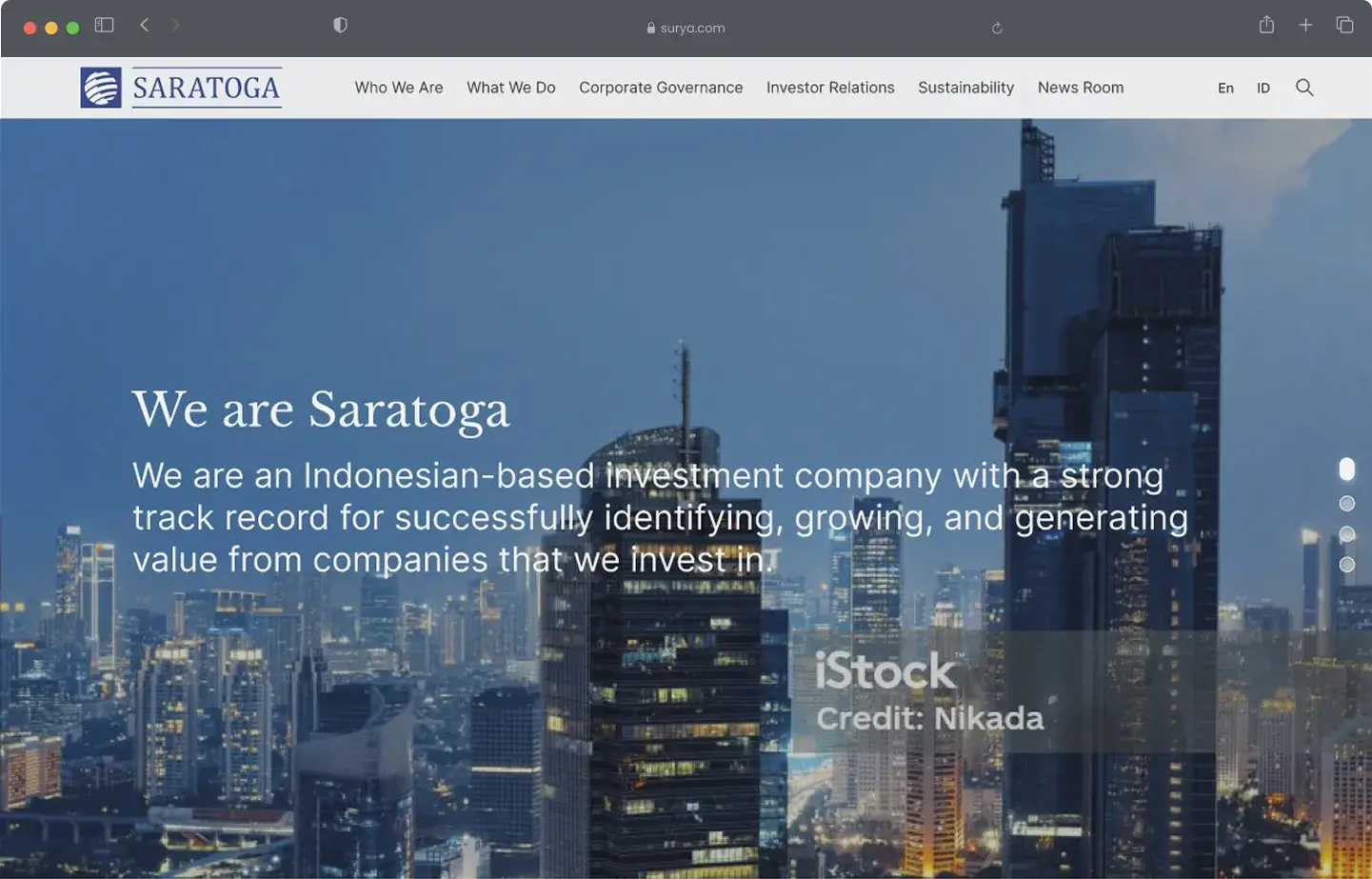 Saratoga Investama